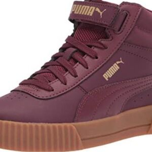 Puma Women's Sneakers in Burgundy and Brown
